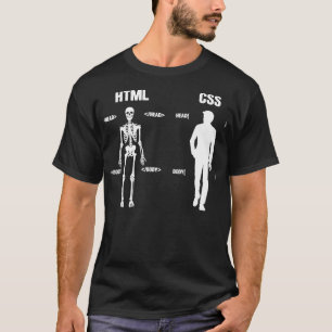 HTML CSS Programmer Programming Computer PC IT Ner T-Shirt