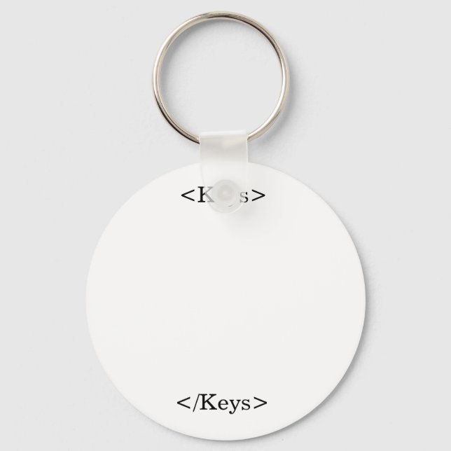 HTML Keychain (Front)