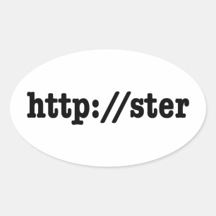 http://ster / html code oval sticker