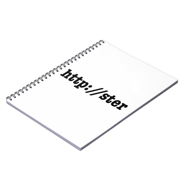 http://ster / html code spiral notebook (Left Side)