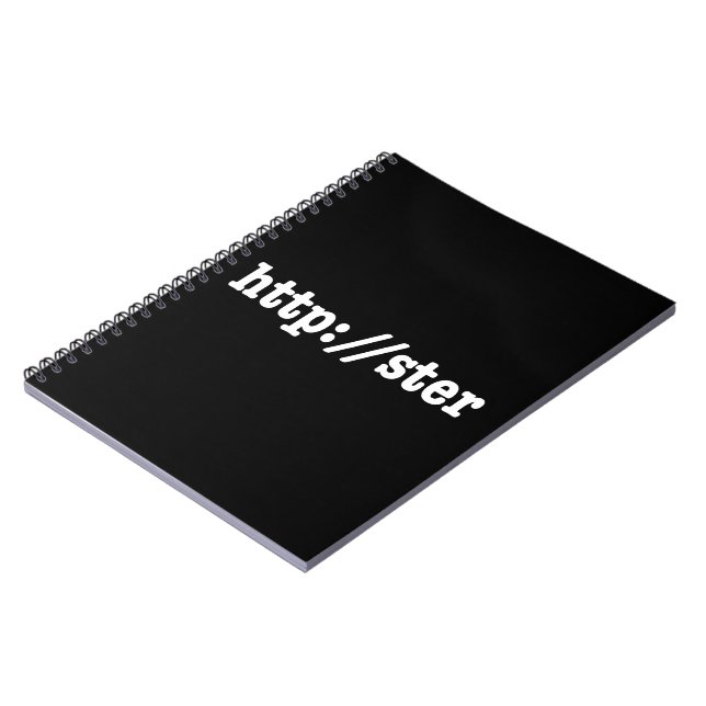 http://ster / html code spiral notebook (Left Side)