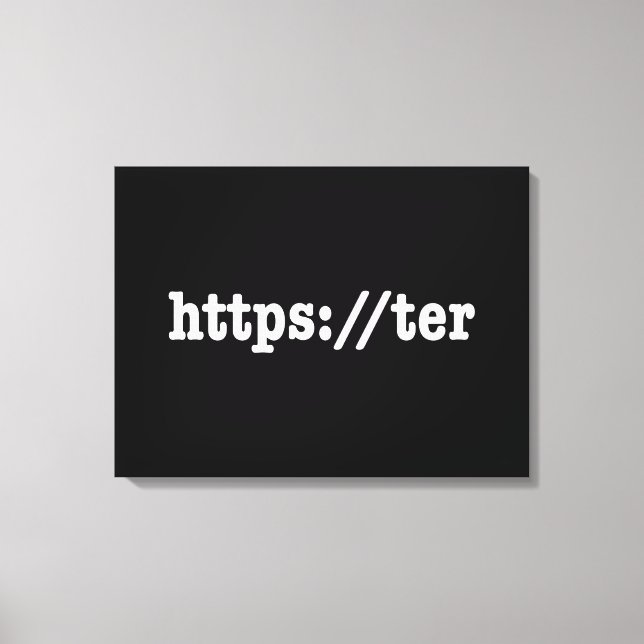 https://ter / html code canvas print (Front)