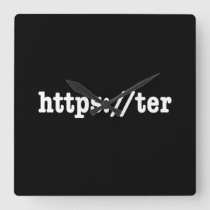https://ter / html code square wall clock