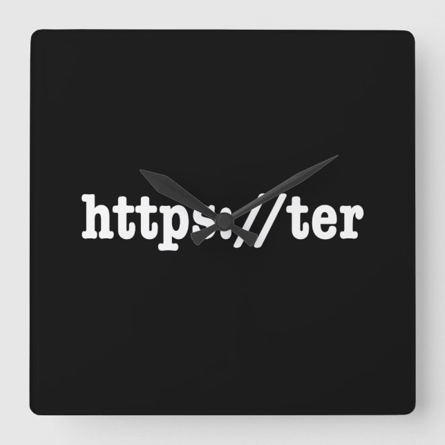 https://ter / html code square wall clock (Front)
