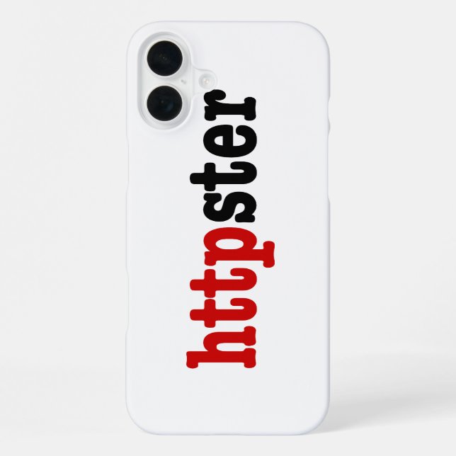 httpster iPhone case (Back)
