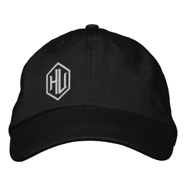 Hu Embroidered Hat (Front)