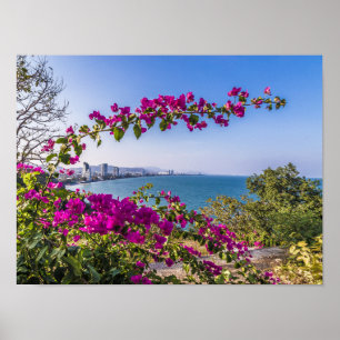 Hua Hin Skyline from Khao Takiab Temple gift Poster
