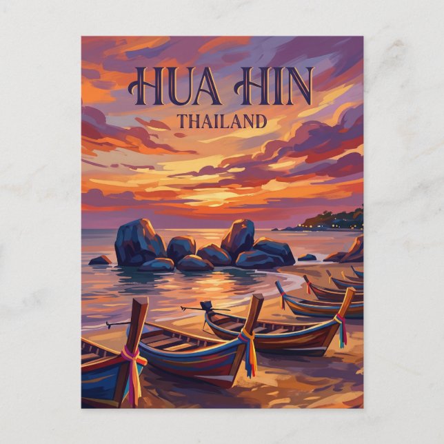 Hua Hin Thailand Postcard (Front)