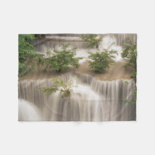 Huai Mae Khamin Waterfall   Thailand Fleece Blanket
