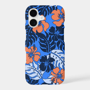 Huakini Bay Hawaiian Hibiscus Ocean Blue