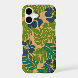 Huakini Bay Hawaiian Hibiscus Vintage Faux Wood