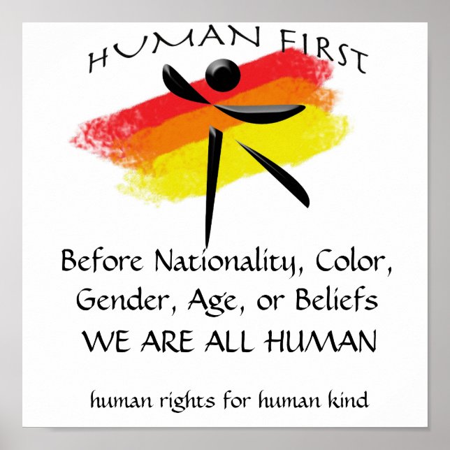 huamn, Before Nationality, Colour, Gender, Age, Poster (Front)