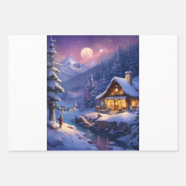 Huarache Hippie Vibes Wrapping Paper Sheet (Front)