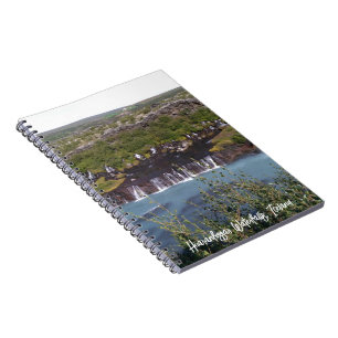 Huaranfossar waterfall designed notebook
