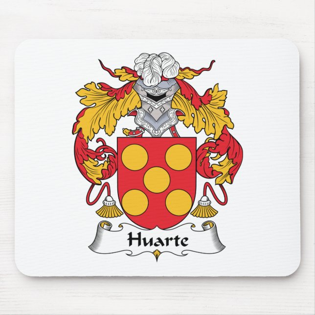 Huarte Family Crest Mouse Pad (Front)