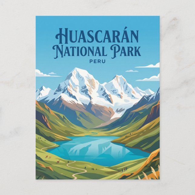 Huascarán National Park Peru Postcard (Front)