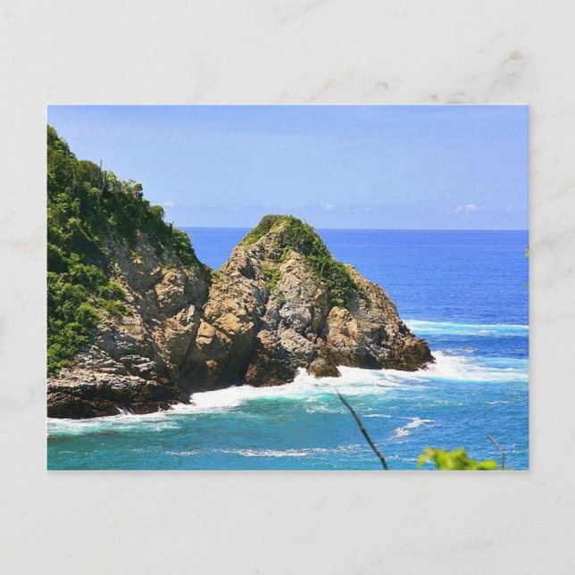 Huatulco coastline postcard (Front)