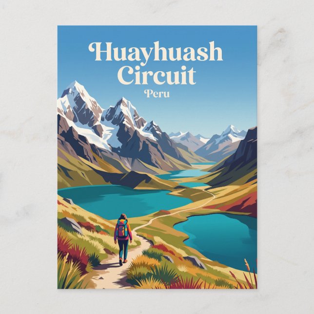 Huayhuash Circuit Peru Postcard (Front)