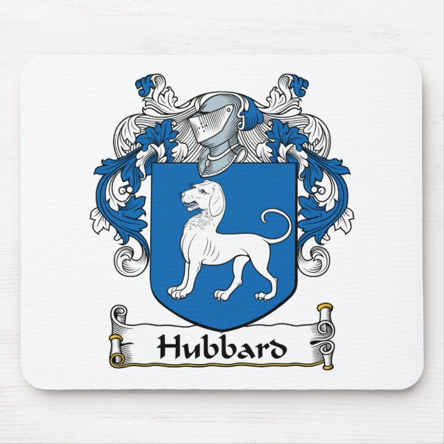Hubbard Family Crest Mouse Pad (Front)