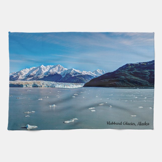 Hubbard Glacier, Alaska Kitchen tea towel (Horizontal)