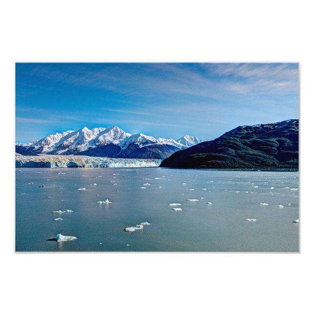 Hubbard Glacier, Alaska Photo print (Front)