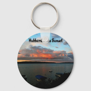 Hubbard Lake Michigan Key Ring