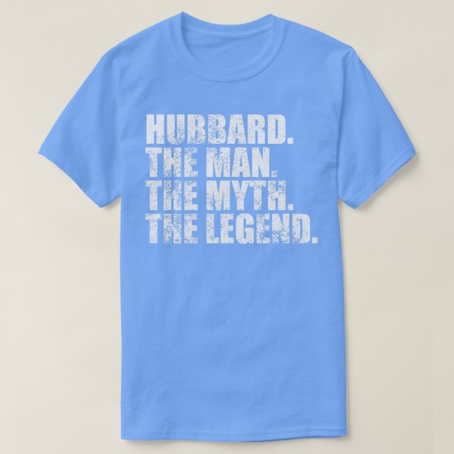 HubbardHubbard Family name Hubbard last Name Hubba T-Shirt (Design Front)