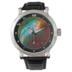 Hubble & Bubble Nebula - Outer Space (Vintage) Watch