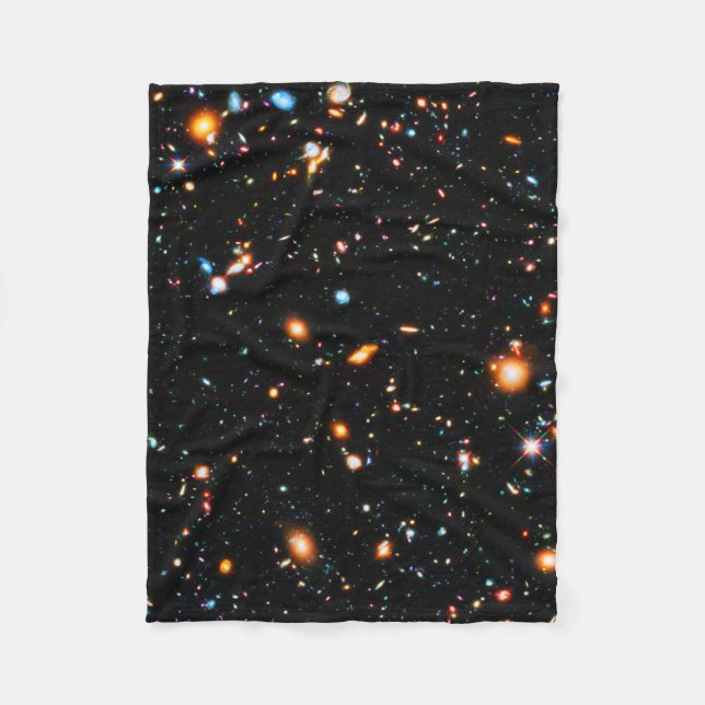 Hubble Extreme Deep Field Fleece Blanket (Front)