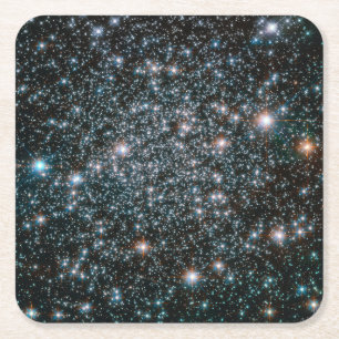 Hubble Heavy Metal Stars Cluster Square Paper Coaster