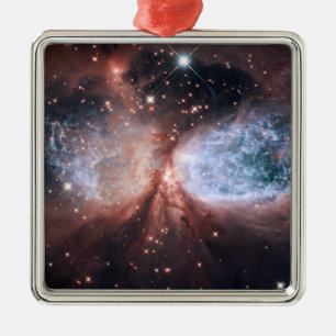 Hubble Snow Angel Metal Tree Decoration