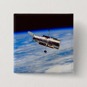 Hubble Space Telescope 15 Cm Square Badge
