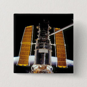 Hubble Space Telescope 15 Cm Square Badge