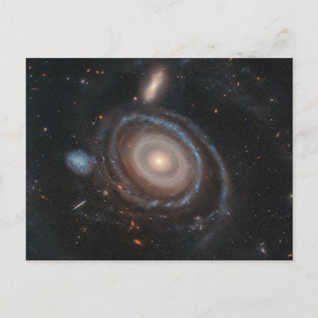Hubble Space Telescope Bullseye Galaxy Postcard (Front)