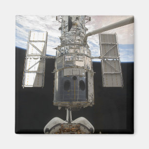 Hubble Space Telescope in Atlantis cargo bay Magnet