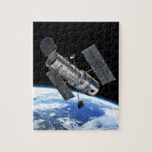 Hubble Space Telescope In Earth Orbit NASA Photo Jigsaw Puzzle
