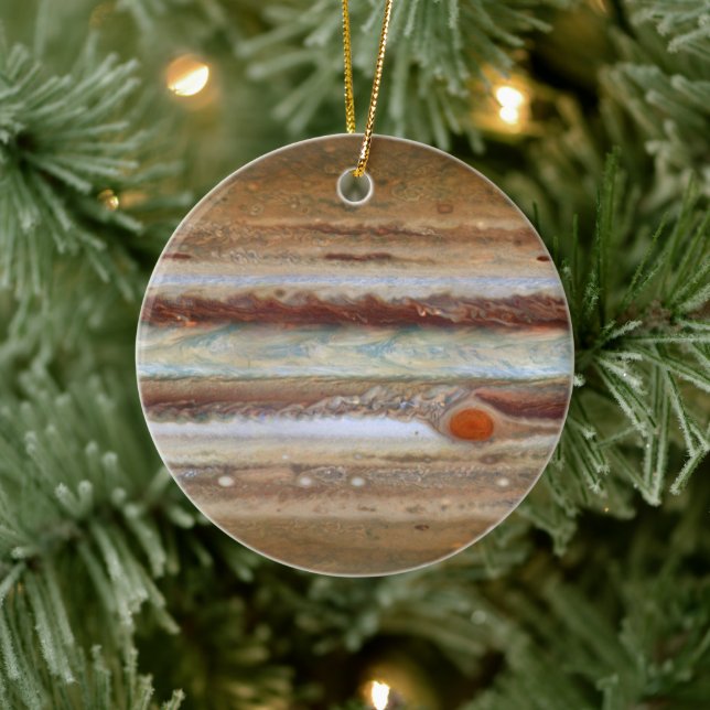 Hubble Space Telescope Jupiter Great Red Spot Ceramic Tree Decoration (Tree)