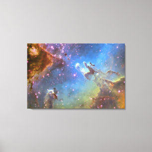 HUBBLE TELESCOPE "Eagle Nebula" ON CANVAS