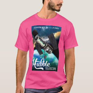 Hubble Telescope Space Travel Poster T-Shirt