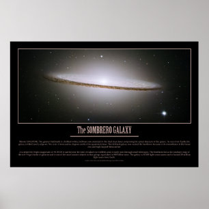 HUBBLE - The SOMBRERO GALAXY Poster