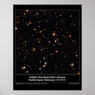 HubbleUltraDeepFieldInfrared-2004-07b Poster