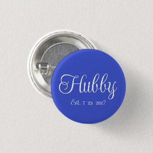 Hubby 3 Cm Round Badge