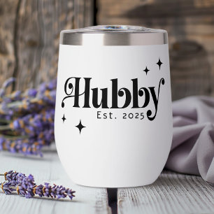 Hubby any colour elegant retro font and stars