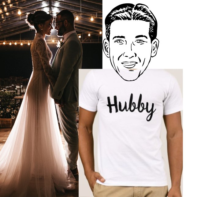 Hubby Couple Marriage T-Shirt (Creator Uploaded)