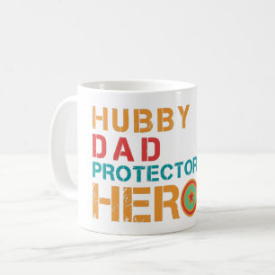 Hubby Dad Protector Hero Coffee Mug