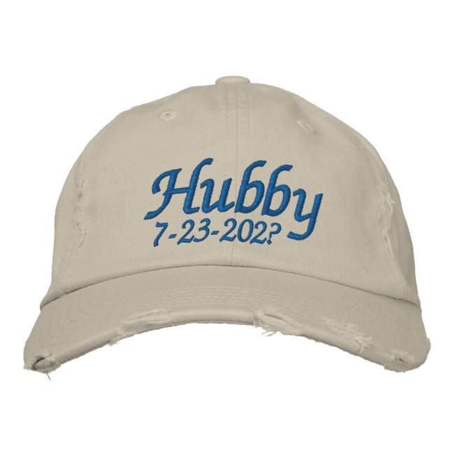 Hubby Embroidered Hat (Front)
