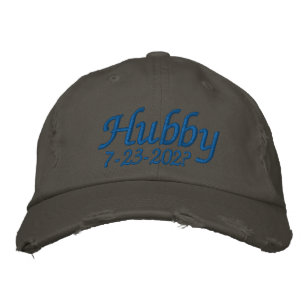 Hubby Embroidered Hat