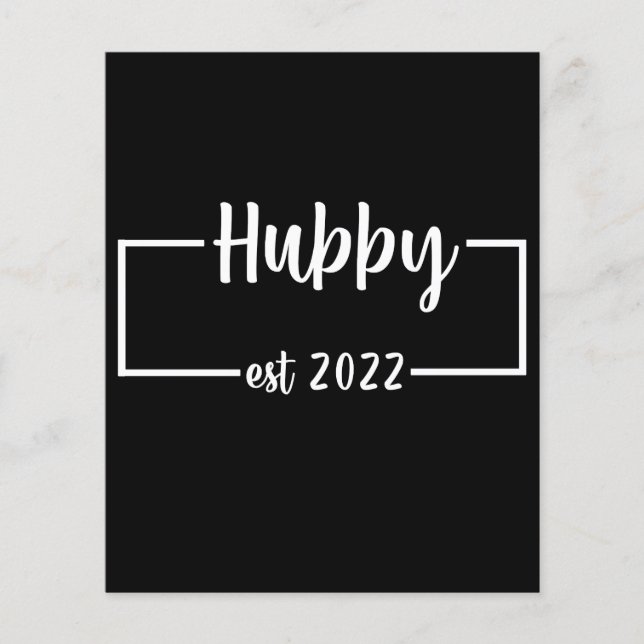 Hubby Est 2022 Groom To Be Wedding Party (Front)