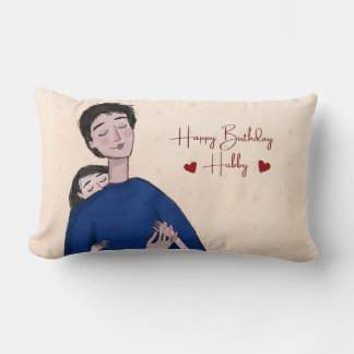 hubby's birthday gift lumbar cushion