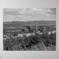 Huber Breaker Ashley Pa. Poster